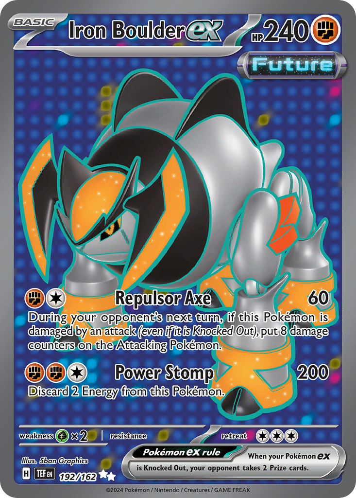Temporal Forces Iron Boulder ex #192/162